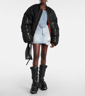 Top aus Baumwoll-Denim | Vetements