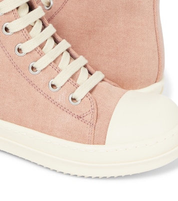 Denim high-top sneakers | Rick Owens Kids