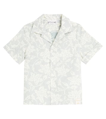 Steve floral cotton shirt  | Bonpoint