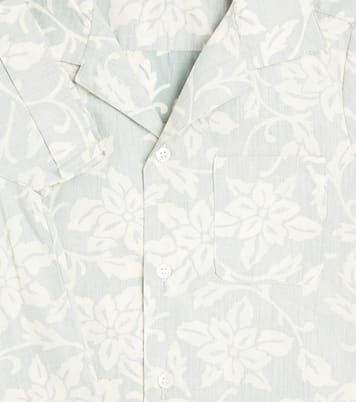 Steve floral cotton shirt  | Bonpoint