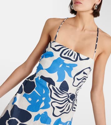 Robe longue Garcia en lin à fleurs | Faithfull