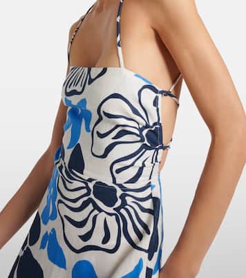 Robe longue Garcia en lin à fleurs | Faithfull