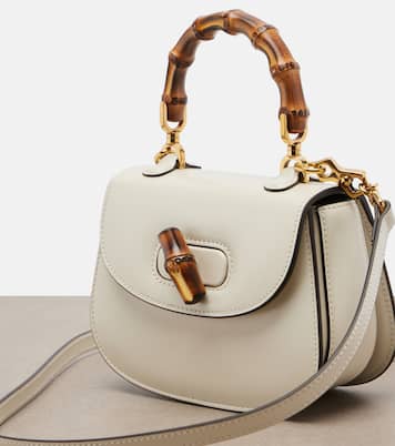 Henkeltasche Gucci Bamboo 1947 Mini aus Leder | Gucci