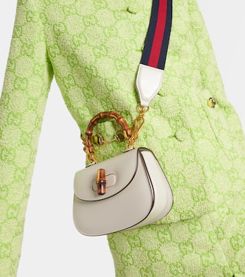 Henkeltasche Gucci Bamboo 1947 Mini aus Leder | Gucci