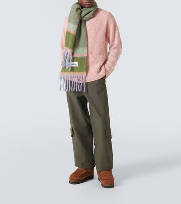 시어링 라이닝 스웨이드 앵클 부츠 | Acne Studios