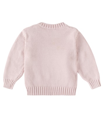 Baby embroidered cotton sweater | Il Gufo