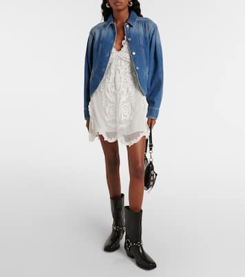 Bottines santiags Ademe en cuir | Isabel Marant