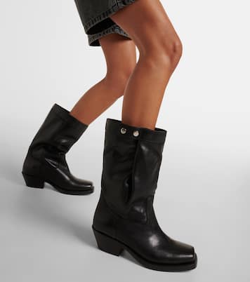 Bottines santiags Ademe en cuir | Isabel Marant