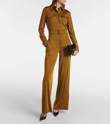 Satin jersey jumpsuit | Tom Ford