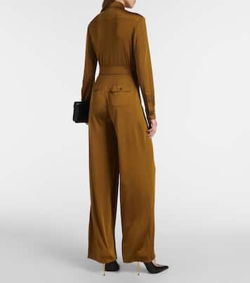 Satin jersey jumpsuit | Tom Ford