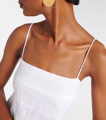 Robe midi Stephie en lin | Velvet