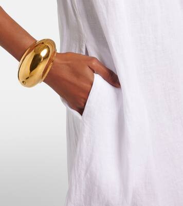 Robe midi Stephie en lin | Velvet