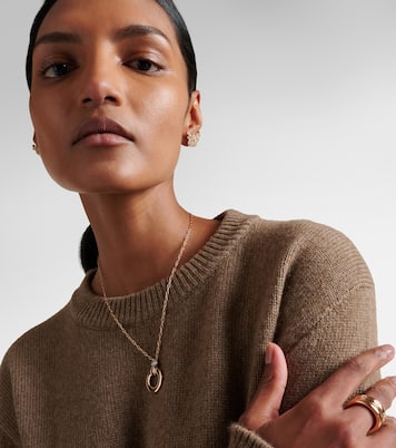 Iconica 18kt rose gold pendant necklace with diamonds | Pomellato