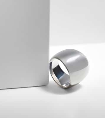 Bague Puffy en plaqué rhodié | Jennifer Fisher