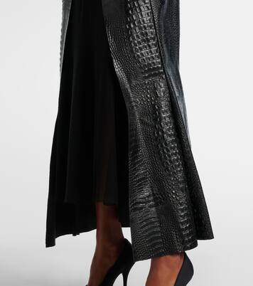 Robe midi en cuir synthétique | Junya Watanabe