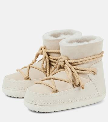 Bottines après-ski Classic en daim et shearling | Inuikii