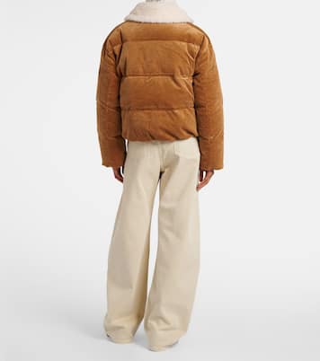 Daunenjacke aus Baumwoll-Cord mit Faux Fur | Polo Ralph Lauren