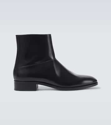 VLogo leather ankle boots | Valentino Garavani