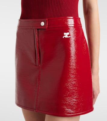 Reedition vinyl miniskirt | Courrèges