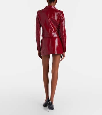 Reedition vinyl miniskirt | Courrèges