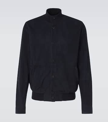 Suede bomber jacket | Rubinacci
