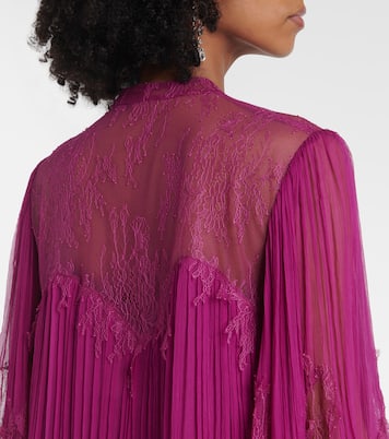 Top Jorie aus einem Seidengemisch mit Spitze | Costarellos