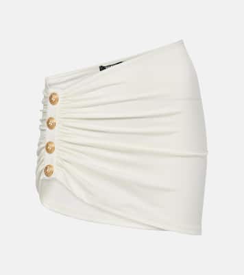 Draped asymmetric beach cover-up | Balmain