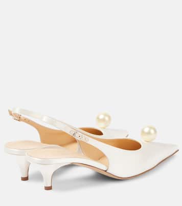 Escarpins slingback en satin | Magda Butrym