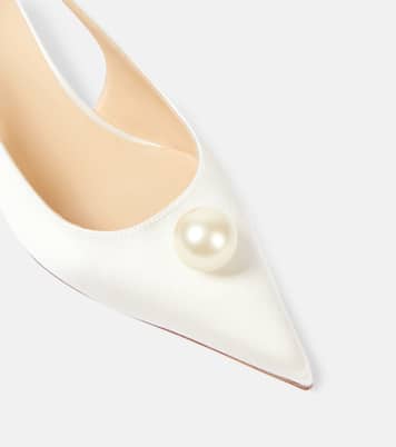 Escarpins slingback en satin | Magda Butrym