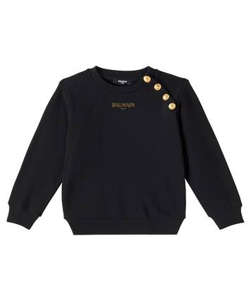 Printed cotton sweatshirt | Balmain Kids