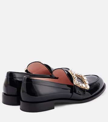 Loafers Très Vivier aus Lackleder mit Kristallen | Roger Vivier