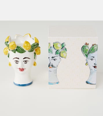 Lemon ceramic scented candle | Les-Ottomans