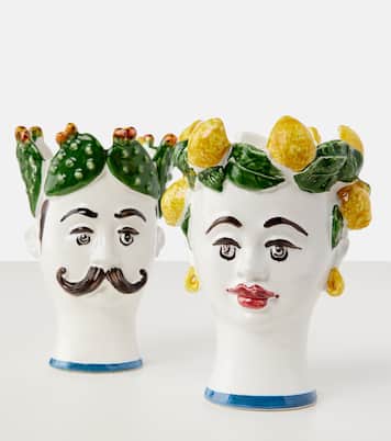 Lemon ceramic scented candle | Les-Ottomans