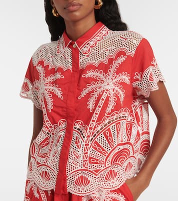 Hemd Palm Trees aus Baumwolle | Farm Rio