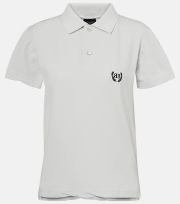 Polo Laurel in piqué di cotone | Balenciaga