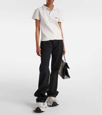 Polo Laurel in piqué di cotone | Balenciaga