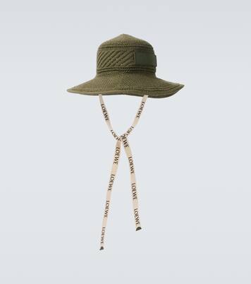 Knitted logo sun hat | Loewe