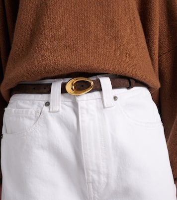 Olivia suede belt | Khaite