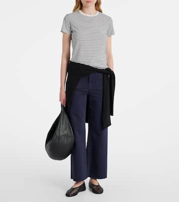 Anchor high-rise ankle wide-leg jeans  | Frame