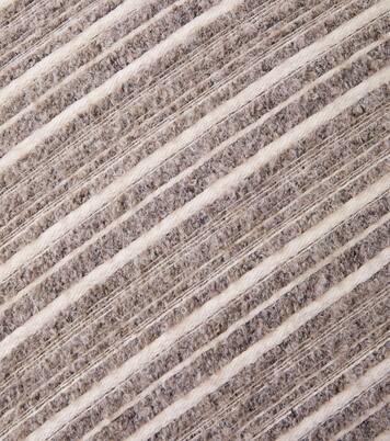 Gurghi striped wool and cotton cushion | The House of Lyria