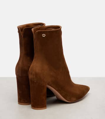 Lyell 85 suede ankle boots | Gianvito Rossi