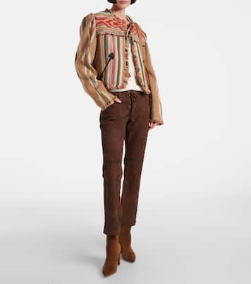 Lyell 85 suede ankle boots | Gianvito Rossi