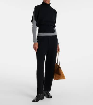 Sonya cashmere straight pants | Lisa Yang