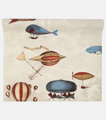 x Cole & Son Macchine Volanti wallpaper | Fornasetti