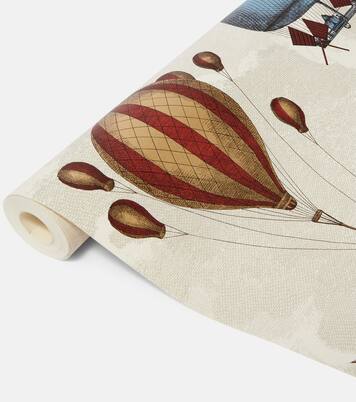 x Cole & Son Macchine Volanti wallpaper | Fornasetti