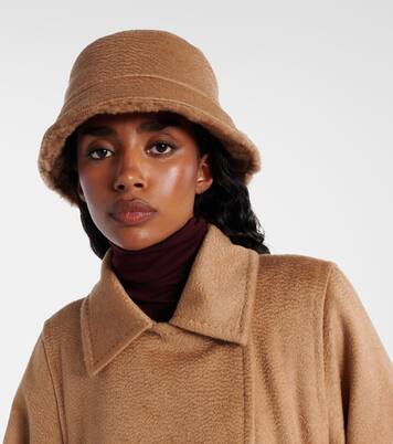 Reversible camel hair bucket hat | Max Mara