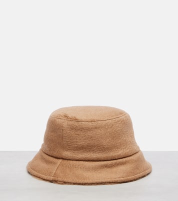 Reversible camel hair bucket hat | Max Mara