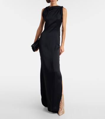 Bottines KM 100 en cuir et dentelle | Christian Louboutin