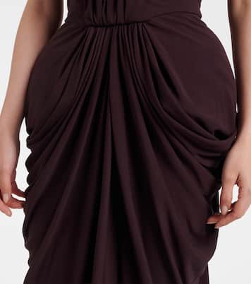Strapless crêpe jersey gown | Stella McCartney