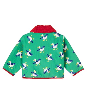 Baby Wendbare Jacke La Oca aus Teddyfleece | Bobo Choses